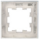 BRITE Рамка 1-мест. РУ-1-2-Бр стекло маренго матовый IEK