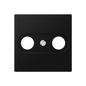 JUNG A Flow/A 550 Черный матовый Крышка для TV розетки