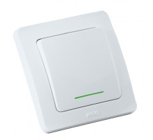Hegel Мастер внутр Белый ВС16-312 Выключатель 1-клавишный, с индикацией