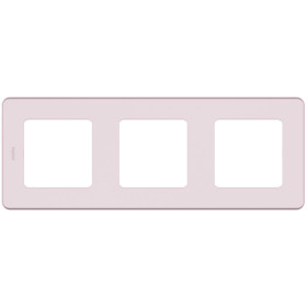Legrand/Daccord INSPIRIA Розовый Рамка - 3 поста.