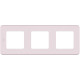 Рамка 3 поста - Legrand/Daccord Inspiria - розовый