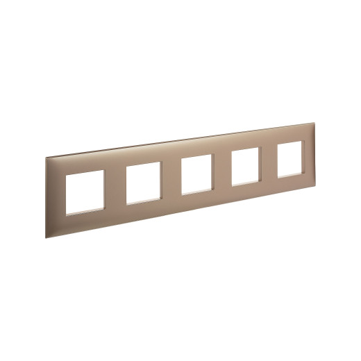 Рамка 5 постов (10 мод.), Avanti, кремовый жемчуг
