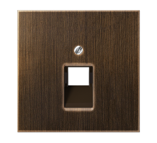 JUNG LS 990 Antik Накладка 1-ой наклонной ТЛФ/комп розетки