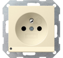 Gira Розетка с зазем штыр защ от дет LED подс