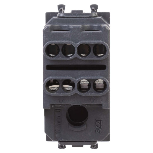 Инвертор модульный, Avanti, черный квадрат, 1 модуль