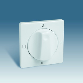 Simon 82 Белая Накладка выключателя поворотного (0-1-2-3)