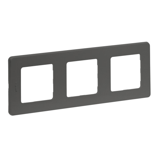 Рамка 3 поста - Legrand/Daccord Inspiria - дымчатый