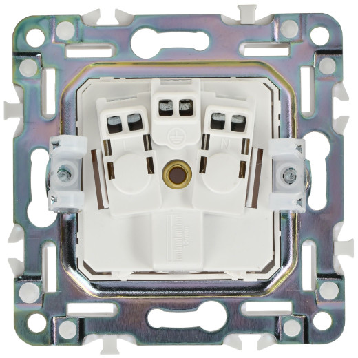 SKANDY Роз. с з/к без з/ш 16А SK-R05W арк. бел. IEK