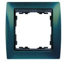 Simon 82 Синий Металлик/Графит Рамка 1-ая