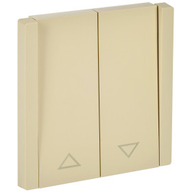 IEK FORTE&PIANO Ваниль Выключатель жалюзи 10А FP411