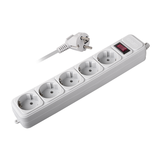 Сетевой фильтр ФАZА FOP-05GS-500-gy (серый)