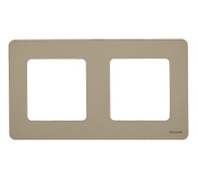 Legrand/Daccord INSPIRIA Шампань Рамка - 2 поста.