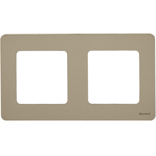 Рамка 2 поста - Legrand/Daccord Inspiria - шампань