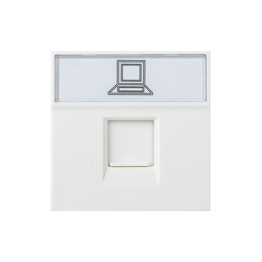 Розетка RJ45 кат. 5e, 2 модуля EKF