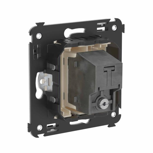 Розетка TV оконечная в стену, Avanti, ванильная дымка