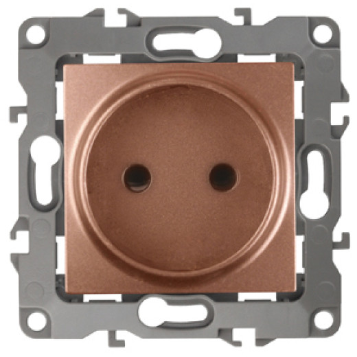 Розетка ЭРА Серия 12 12-2105-14 2P 16A-250В IP20 медь