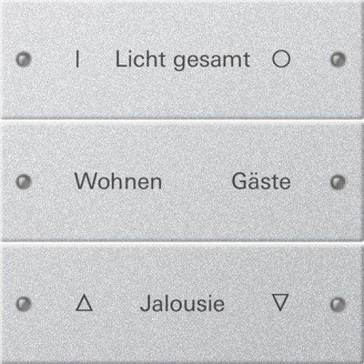 Набор клавиш 3-местный,  ГРАВИРОВКА