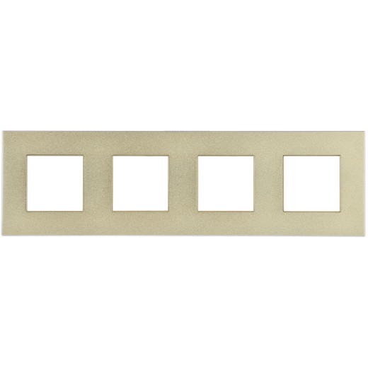 SKANDY Рамка 4-мест. SK-F34Sh металл шамп. IEK