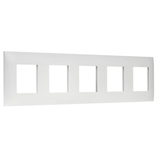 SKANDY Рамка 5-мест. SK-F05W арк. бел. IEK