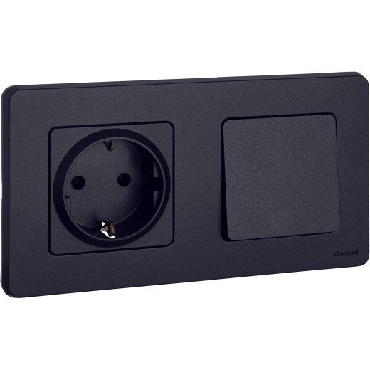 Рамка 2 поста - Legrand/Daccord Inspiria - антрацит