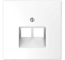Schneider Electric Merten D-Life Белый Лотос Накладка центральная для розетки 2-ной RJ45