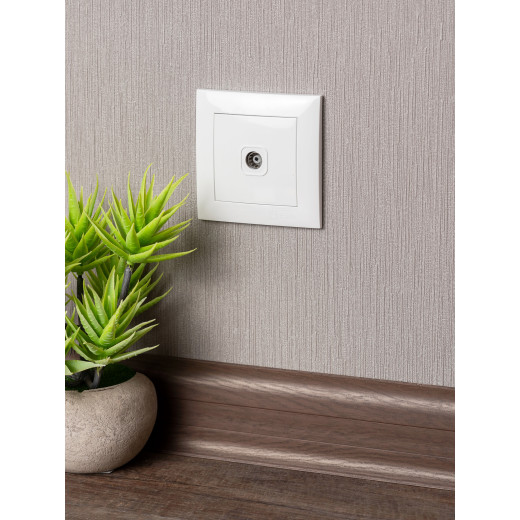 Валенсия розетка телевизионная 1-местная 75Ом 5-862МГц белая EKF PROxima