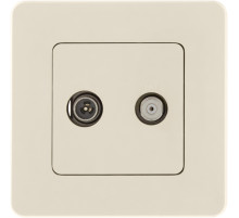 Legrand/Daccord INSPIRIA Слоновая кость Розетка TV/SAT 