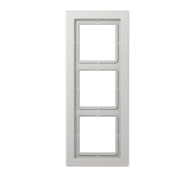 JUNG LSD Светло-серая (дуропласт) Рамка 3-ая