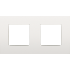 Niko Intense Белый Рамка на 2 поста