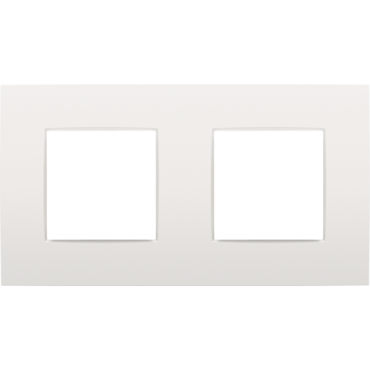 Рамка на 2 поста, белый