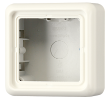 JUNG CD 500/CD plus Бежевая Коробка для накладного монтажа 1-ая с рамкой