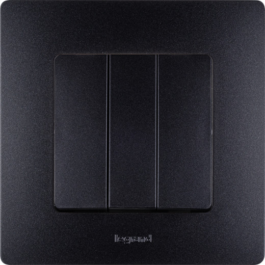 Рамка 1 пост - Legrand Etika - антрацит