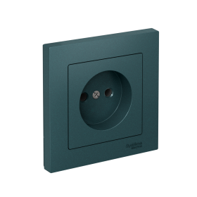 Systeme Electric AtlasDesign Изумруд Розетка без заземления, 16А, в сборе, быстрозажим. клем.
