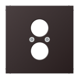 JUNG крышка для 2 гнезд, Dark