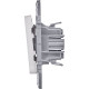 Выключатель двухклавишный - Legrand/Daccord Inspiria - 10АХ 250В безвинтовые зажимы - белый