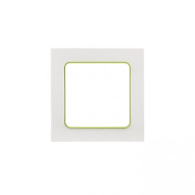 EKF PROxima Стокгольм Белый Линия зеленая Рамка 1-ая.