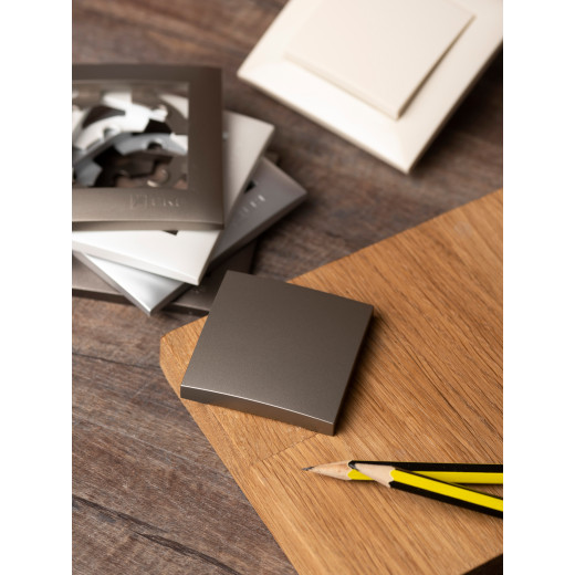 Валенсия лицевая панель выключателя 1-кл. 10А кашемир EKF PROxima