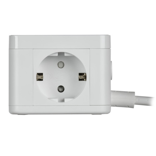 DOMINIC Удлинитель Qi10Вт У02К 1,3м 3х1мм2 USB A+C бел IEK