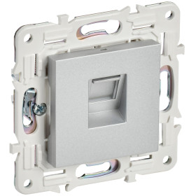 IEK SKANDY Серебряный Розетка компьютерная RJ45 кат.5E SK-K01S