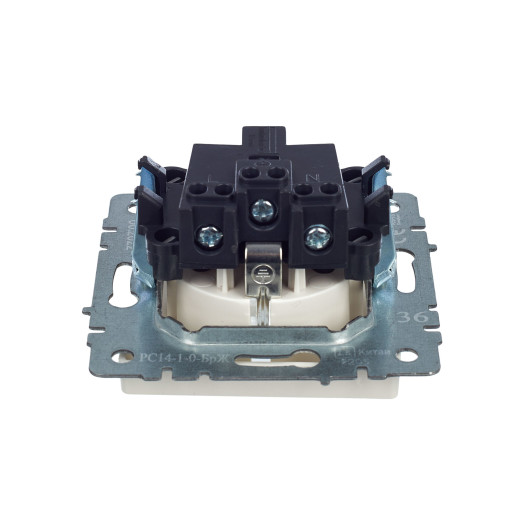 BRITE Роз. с з/к/ш 16А РС14-1-0-БрЖ жемч. IEK