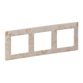 Legrand Valena LIFE Ампир бежевый Рамка 3-ая.