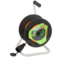 ЭРА Удлинитель силовой RP-1e-3х0.75-20m на пластиковой катушке c заземлением 1 розетка 20м ПВС 3х0,75мм2