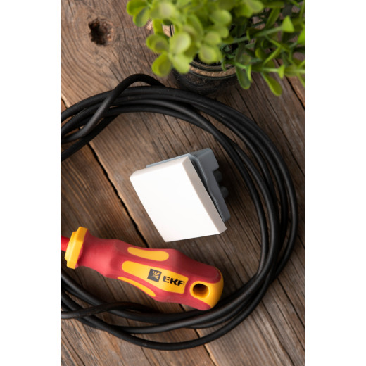 Выключатель 1-кл. проходной 10А, без индикатора EKF