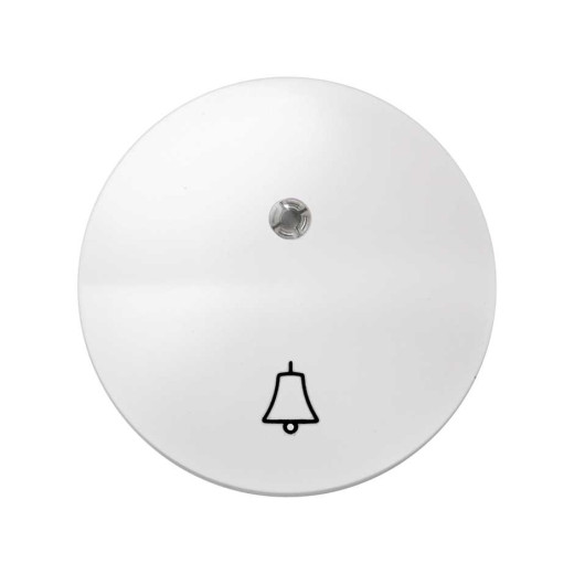 Simon 88 Бел Клавиша 1-ая с подсветкой и символом 