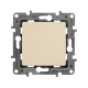 Переключатель одноклавишный - Legrand Etika - 10А 250В безвинтовые зажимы - слоновая кость