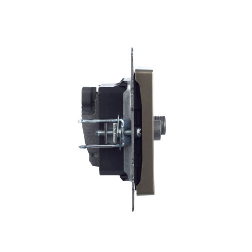 BRITE Роз. двойная TV+SAT РТВ/РСп12-БрШ шамп. IEK