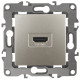 Розетка ЭРА Серия 12 12-3114-15 HDMI IP20 перламутр