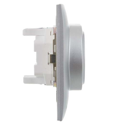 SKANDY Роз. 2-я с з/к без з/ш 16А сб. SK-R08S сереб. IEK