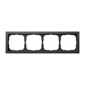 Systeme Electric ArtGallery Pure Металл Оникс Рамка 4-ая