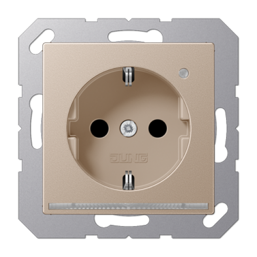 SCHUKO-розетка с LED подсветкой
